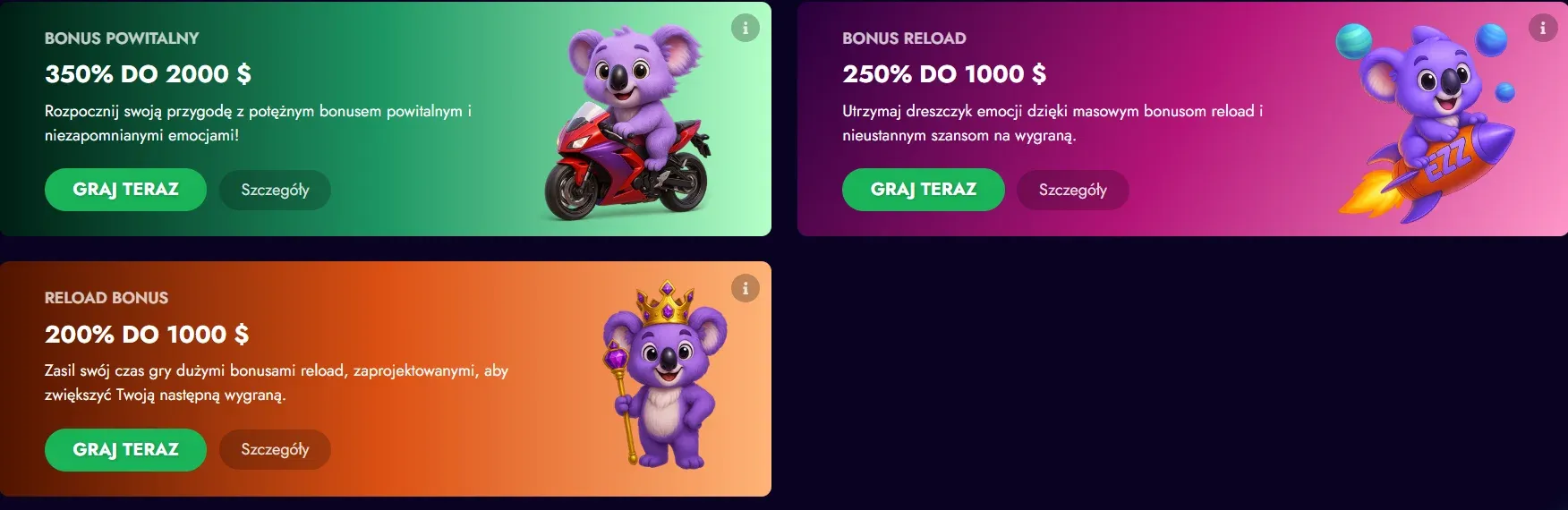 bonusy w ezz casino